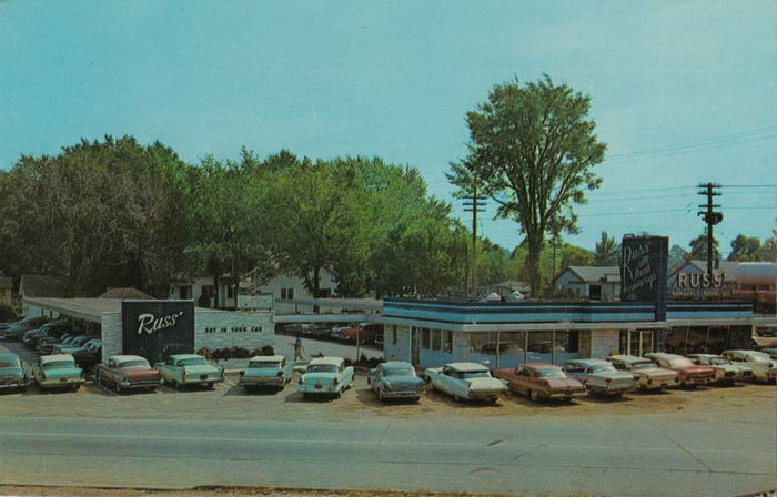 Russ - Old Postcard Photo (newer photo)